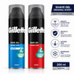 Gillette Shave Gel Original Scent 200ml – Smooth Glide Shaving Gel for Men