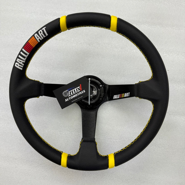 Ralliart 14 Inch Carbon Edition Universal Steering Wheel