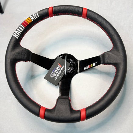 Ralliart 14 Inch Carbon Edition Universal Steering Wheel
