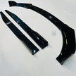 Universal 5 Pc Front Splitters And Side Skirts | Gloss Black | Aftermarket