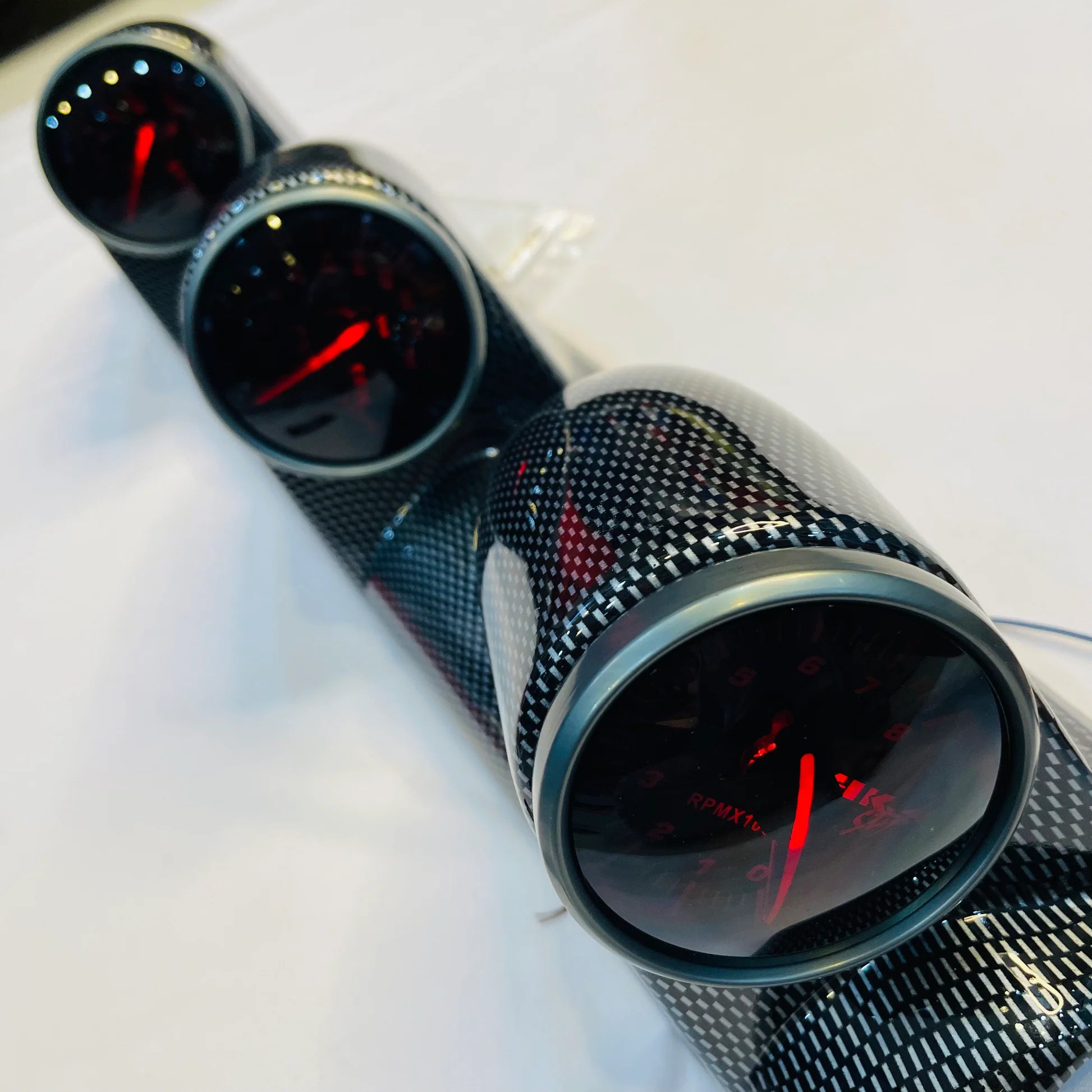 Universal HKS Pillar Meter Gauge (RPM, Water Temperature And Battery Voltage) | Aftermarket