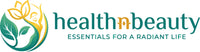 Logo of 'health&beauty' with green and yellow elements on a white background